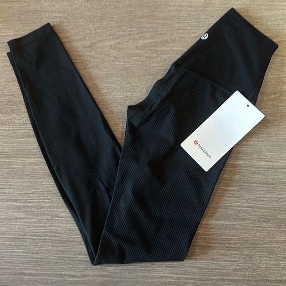 Lululemon Align Ribbed High-Rise Pant 28" Black size 0 NWT XS leggings - Picture 2 of 6